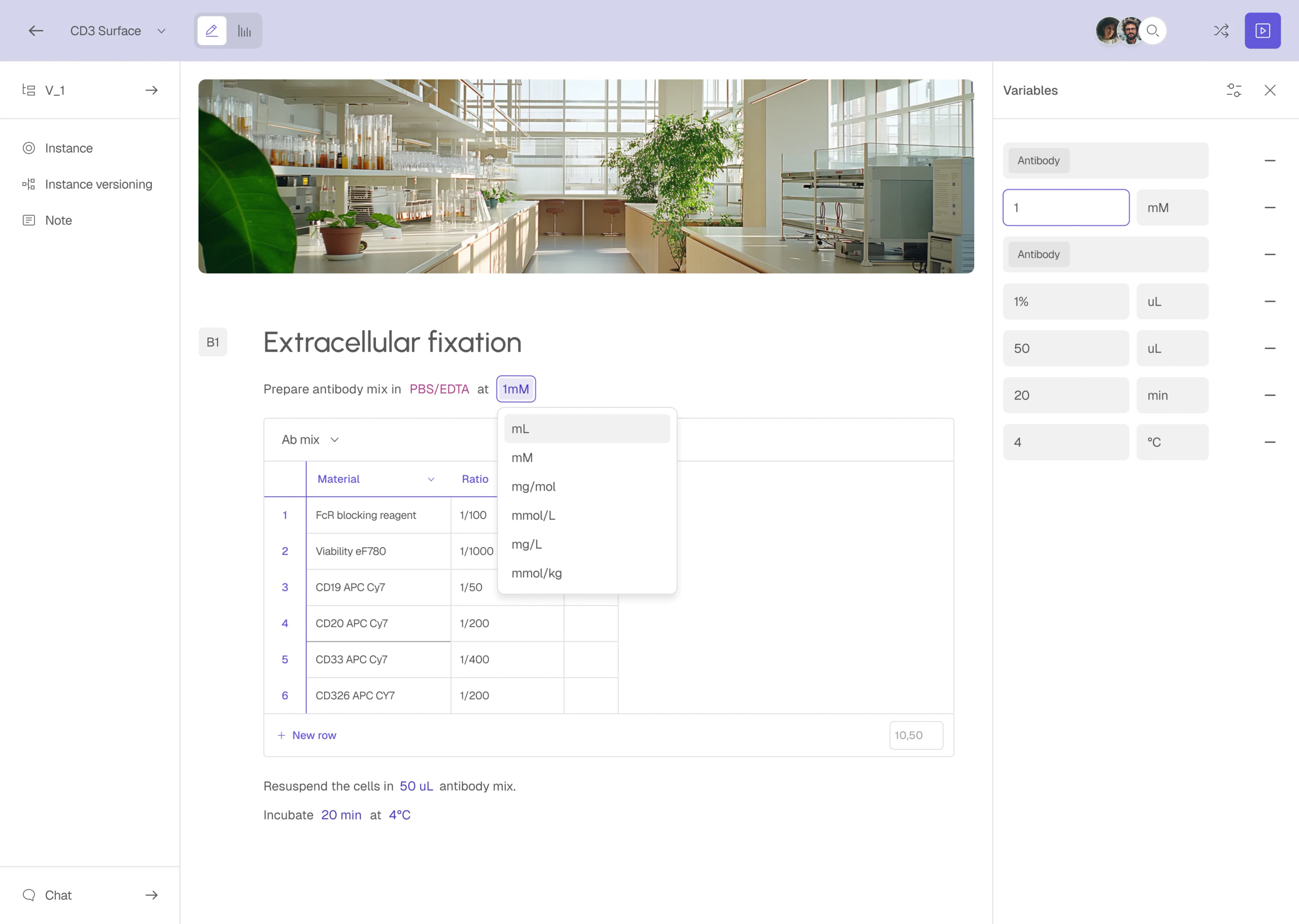 Make protocol editor
