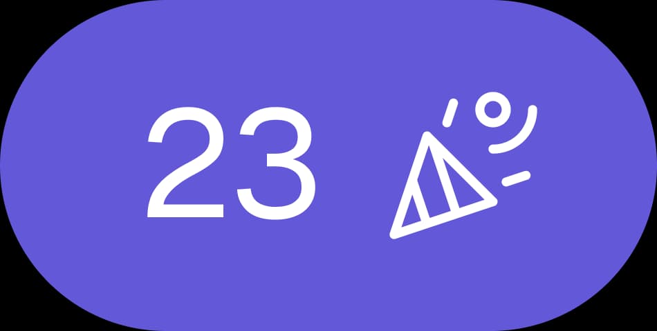 Celebration counter
