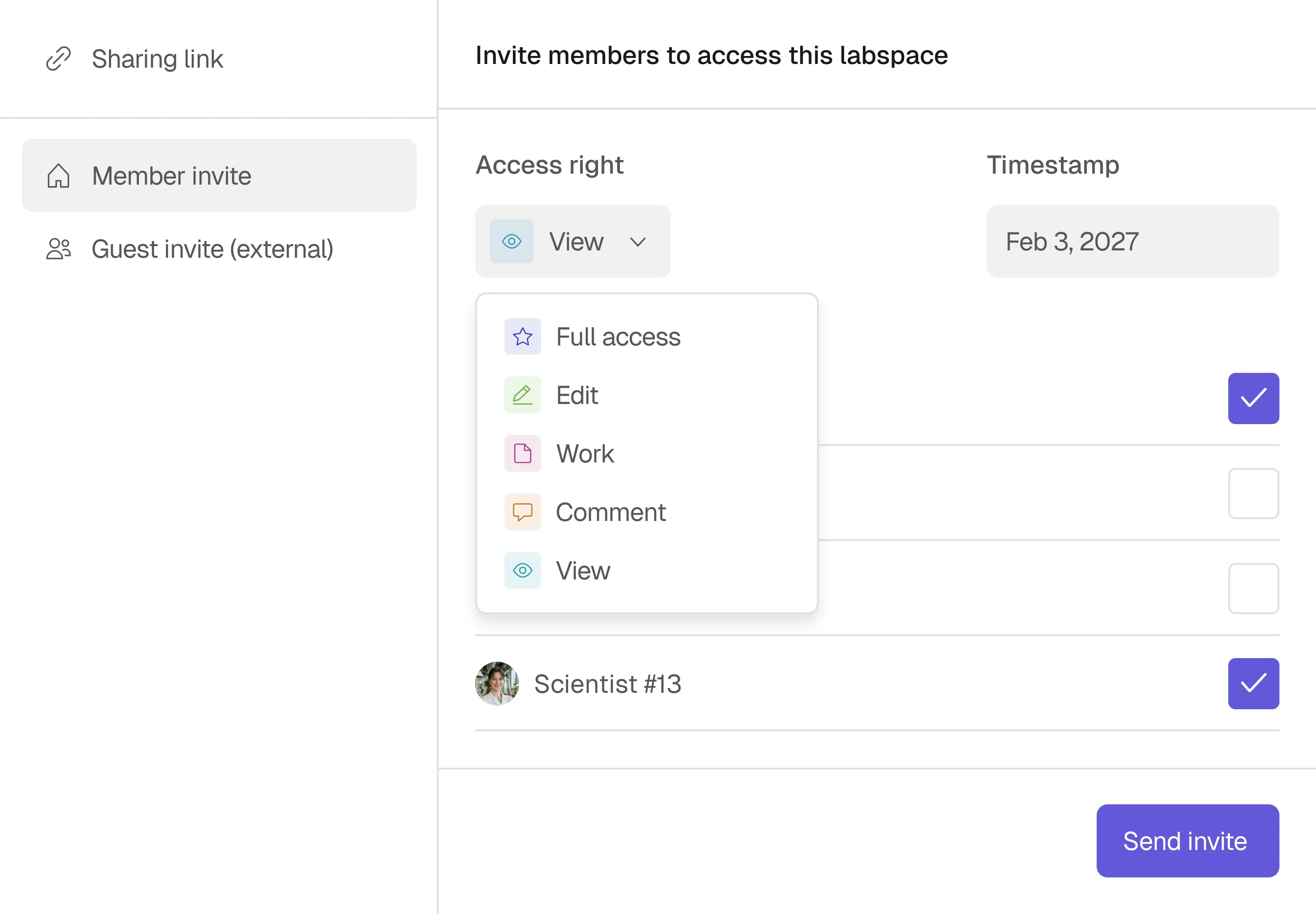 Invitation module