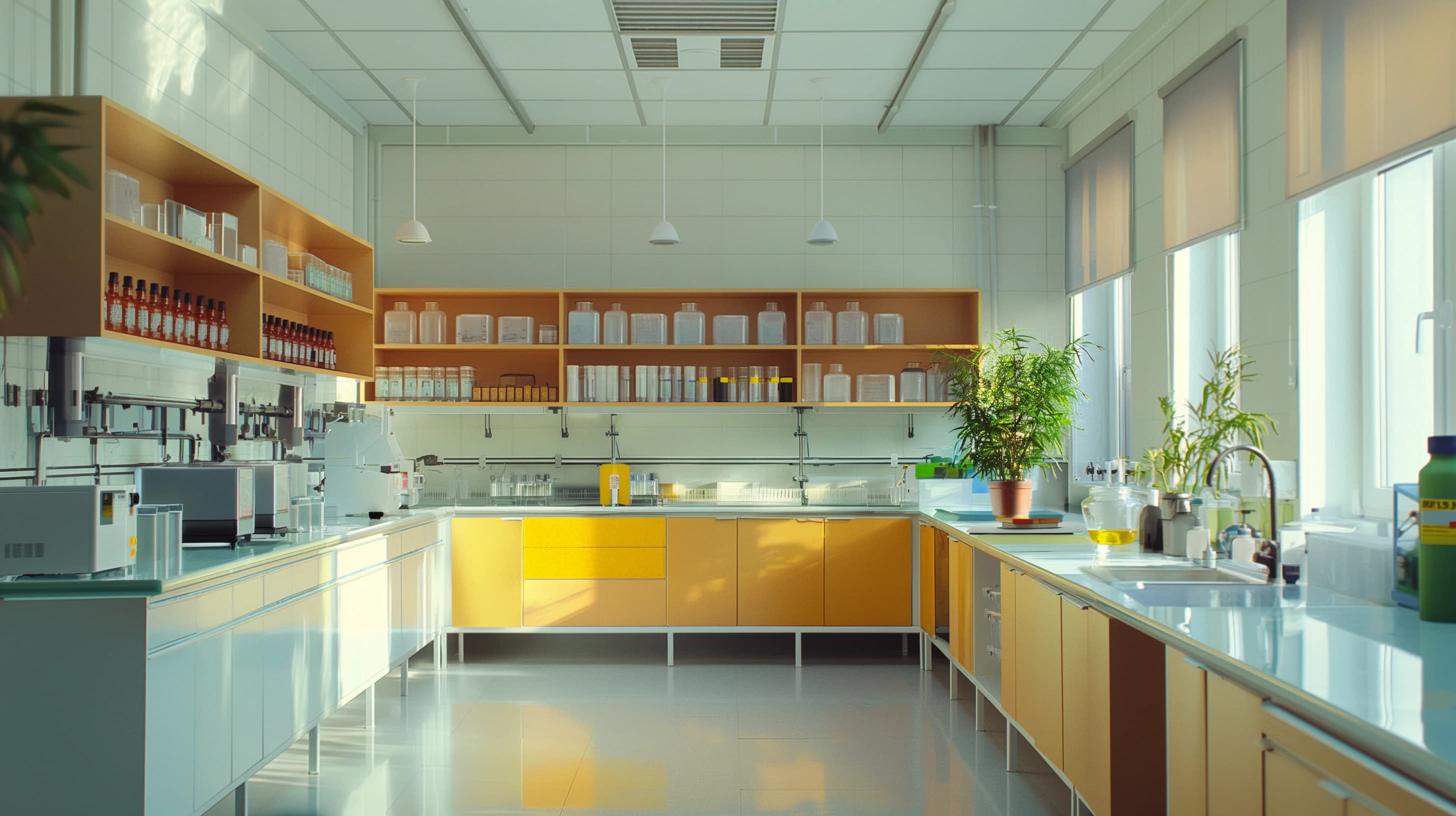 Yellow laboratory