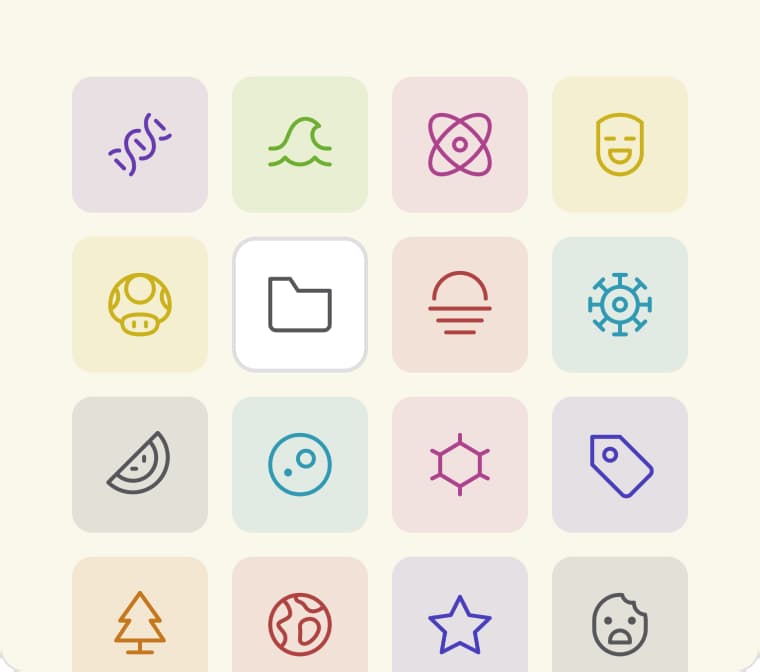 Folder icons