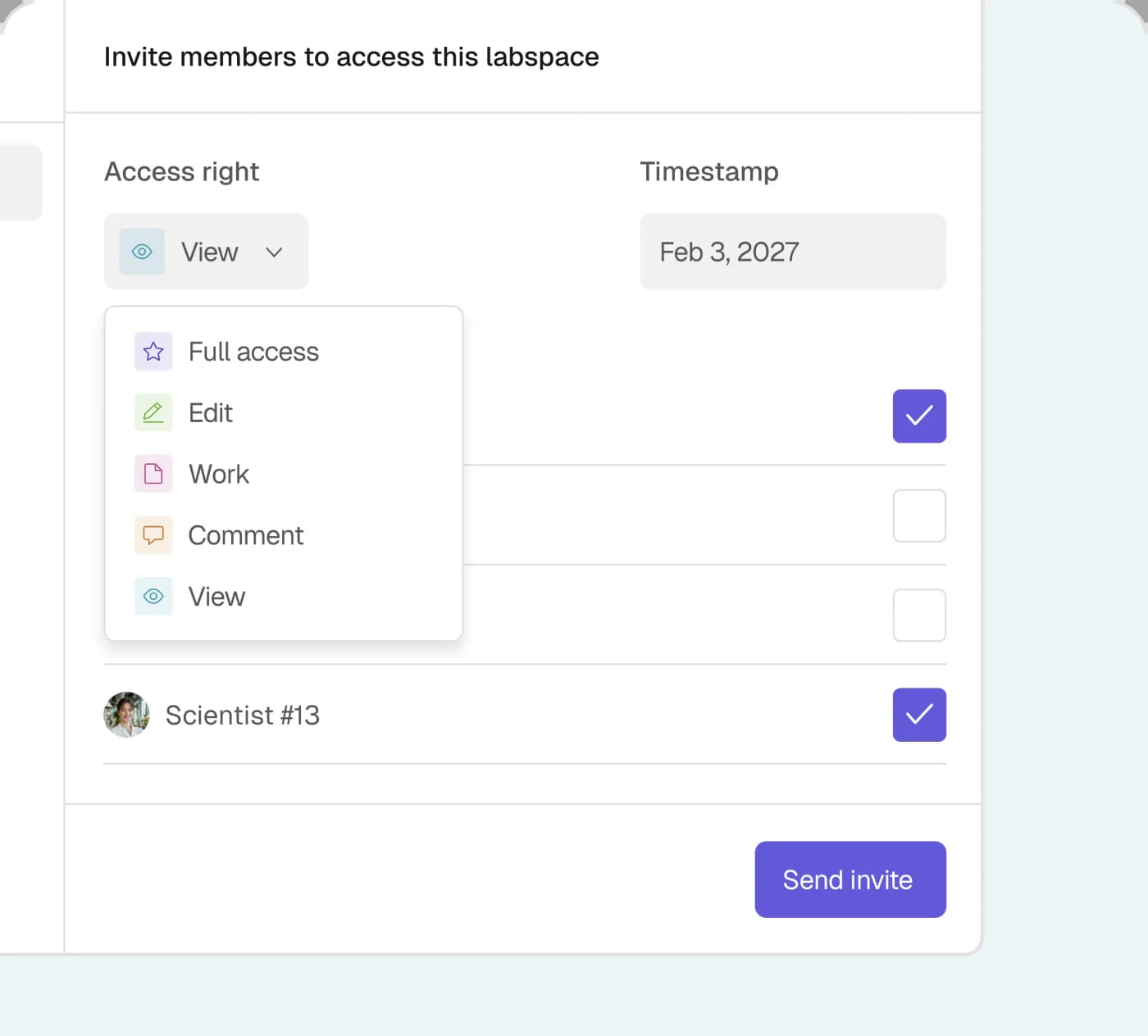 Invitation module