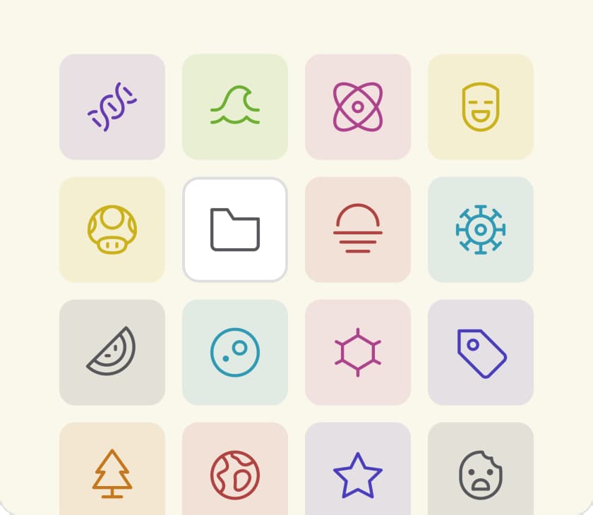 Folder icons