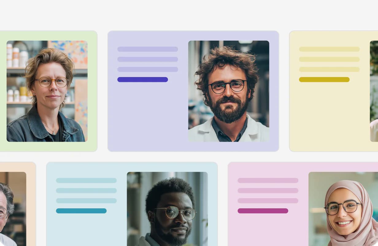 Custom profile cards