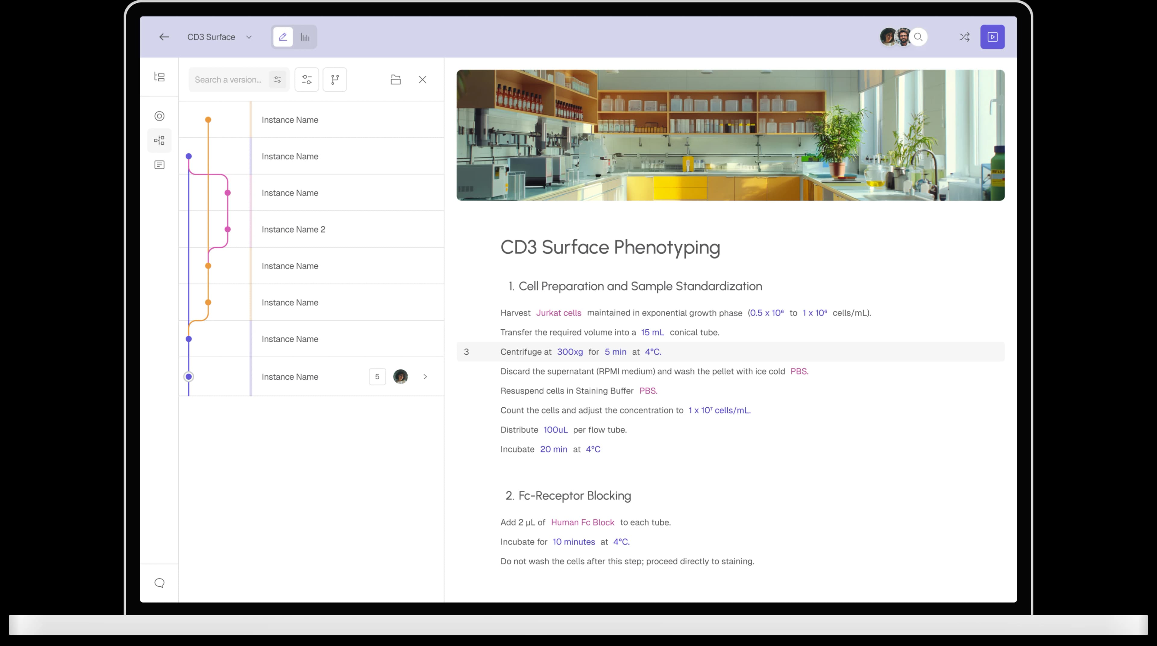 Make protocol editor on a laptop